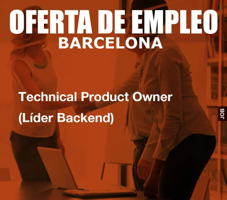 Technical Product Owner (Líder Backend)