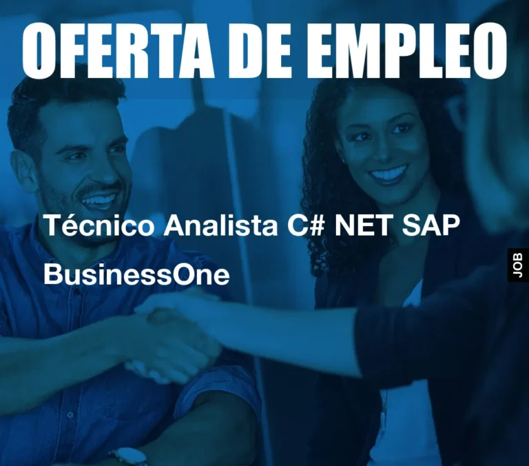 Técnico Analista C# NET SAP BusinessOne