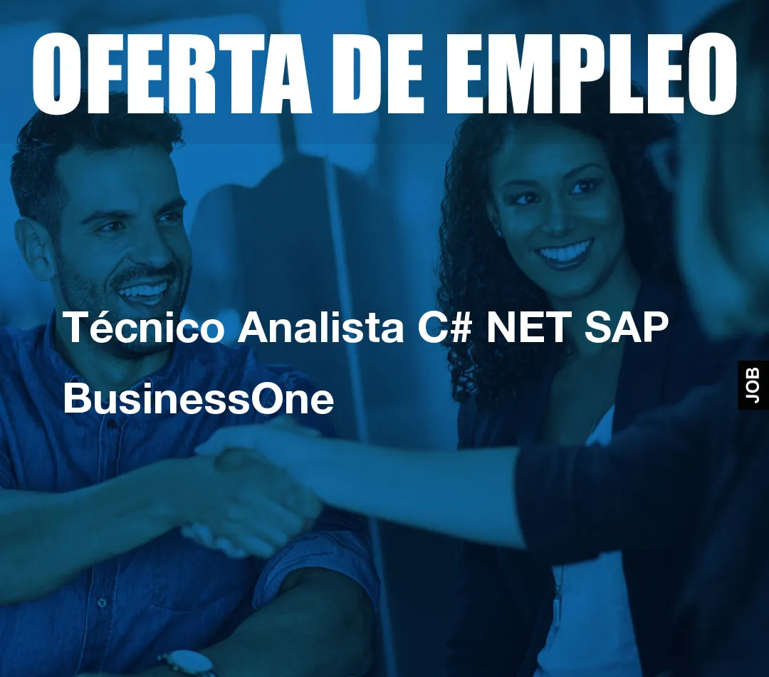 Técnico Analista C# NET SAP BusinessOne Técnico Analista C# NET SAP BusinessOne