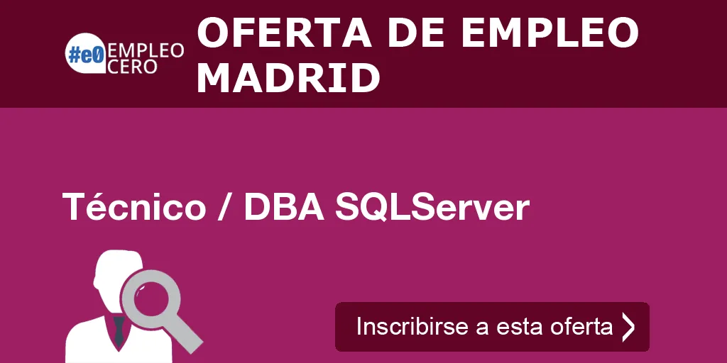 Técnico / DBA SQLServer