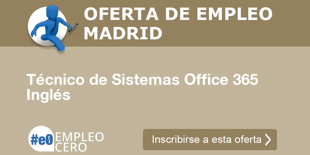 Técnico de Sistemas Office 365 Inglés Técnico de Sistemas Office 365 Inglés