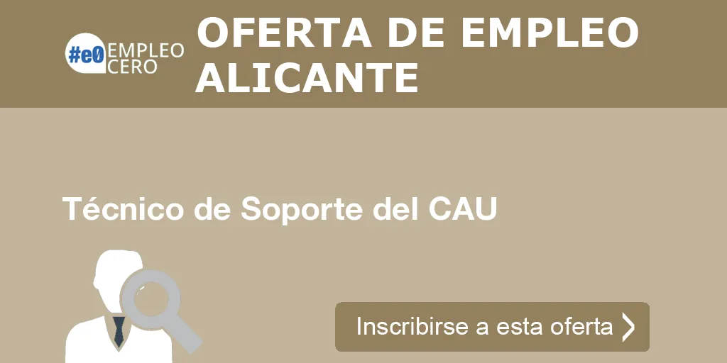 Técnico de Soporte del CAU