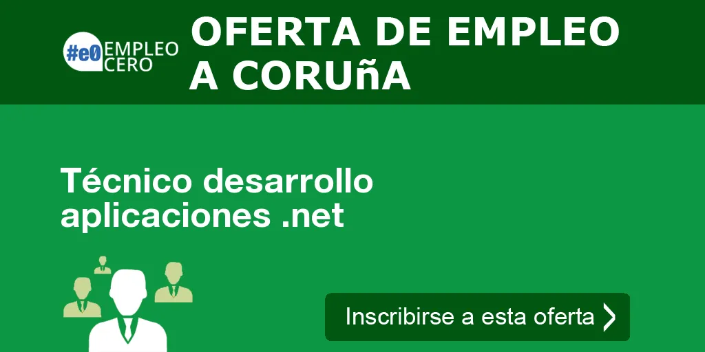 Técnico desarrollo aplicaciones .net Técnico desarrollo aplicaciones .net