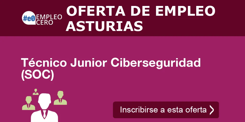Técnico Junior Ciberseguridad (SOC) Técnico Junior Ciberseguridad (SOC)