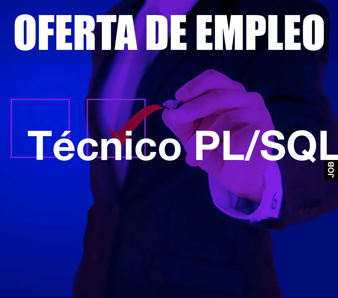 Técnico PL/SQL Técnico PL/SQL