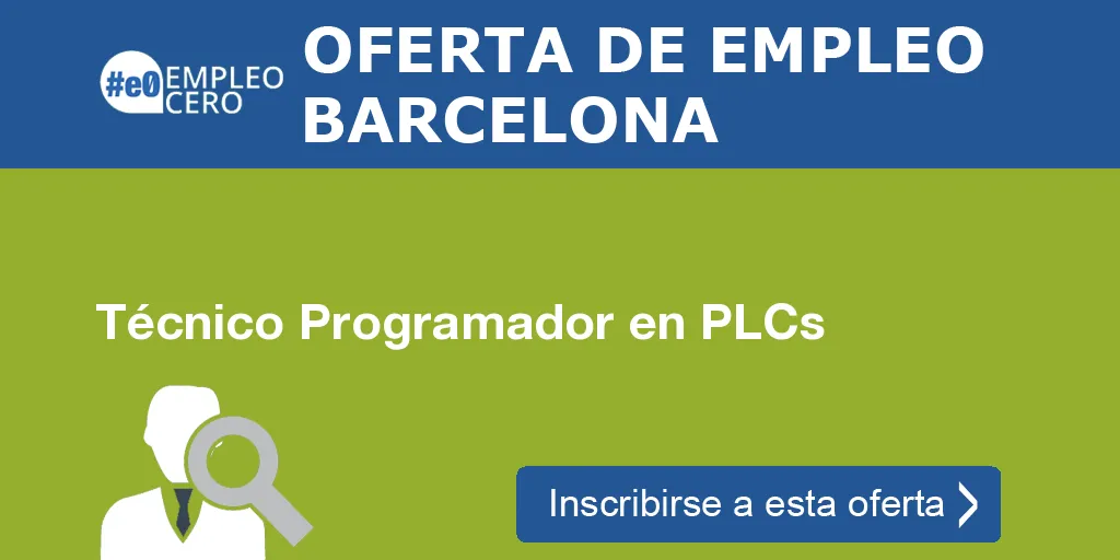 Técnico Programador en PLCs Técnico Programador en PLCs