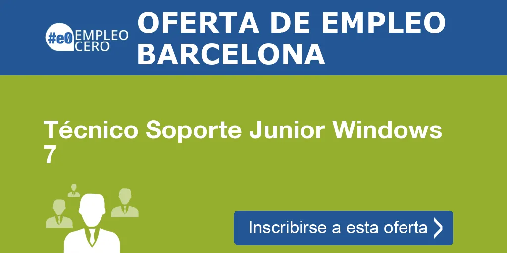 Técnico Soporte Junior Windows 7 Técnico Soporte Junior Windows 7