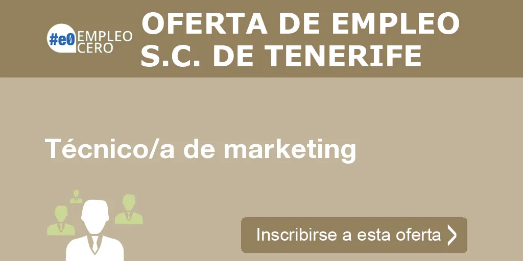 Técnico/a de marketing