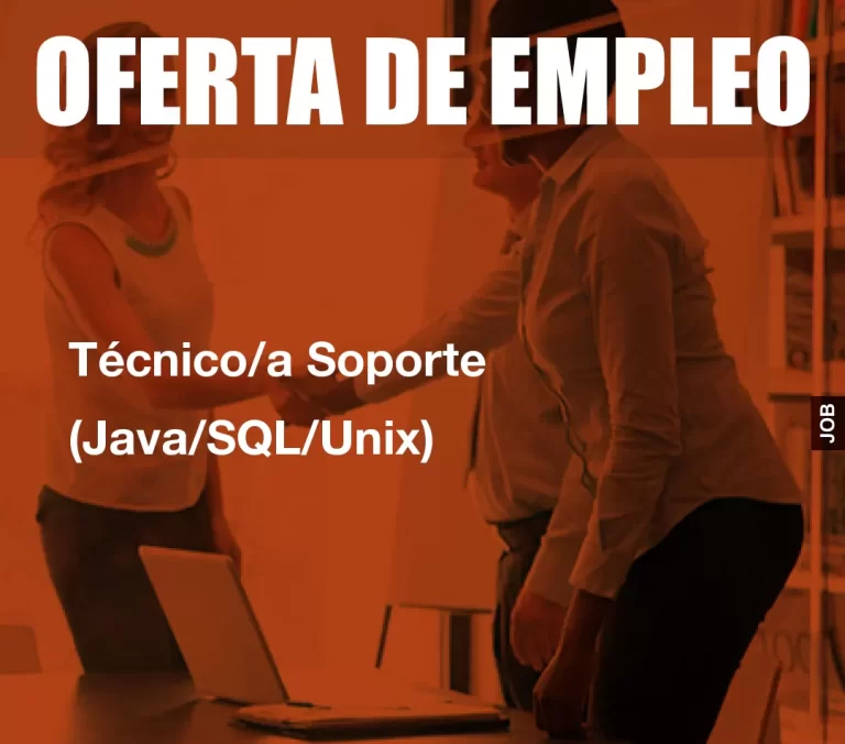 Técnico/a Soporte (Java/SQL/Unix)