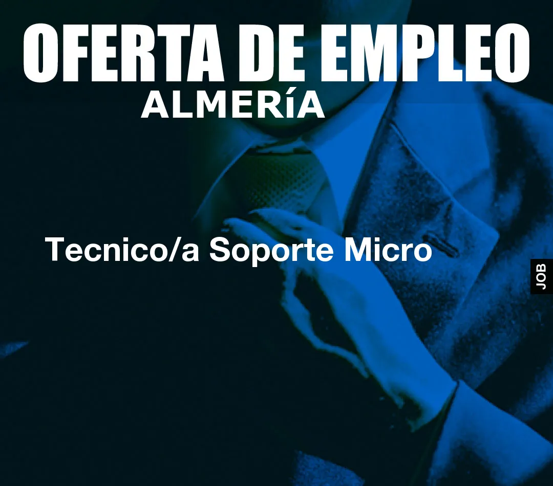 Tecnico/a Soporte Micro Tecnico/a Soporte Micro