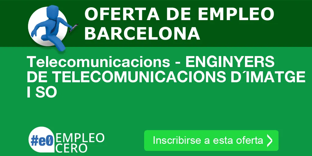 Telecomunicacions - ENGINYERS DE TELECOMUNICACIONS D´IMATGE I SO
