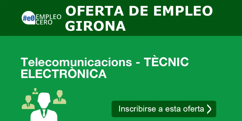 Telecomunicacions - TÈCNIC ELECTRÒNICA Telecomunicacions - TÈCNIC ELECTRÒNICA