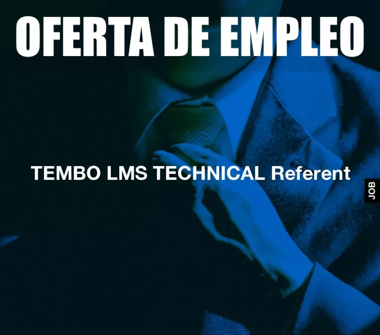 TEMBO LMS TECHNICAL Referent