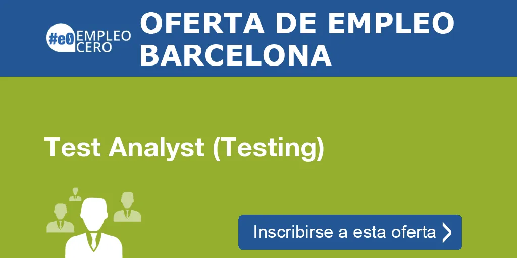 Test Analyst (Testing) Test Analyst (Testing)