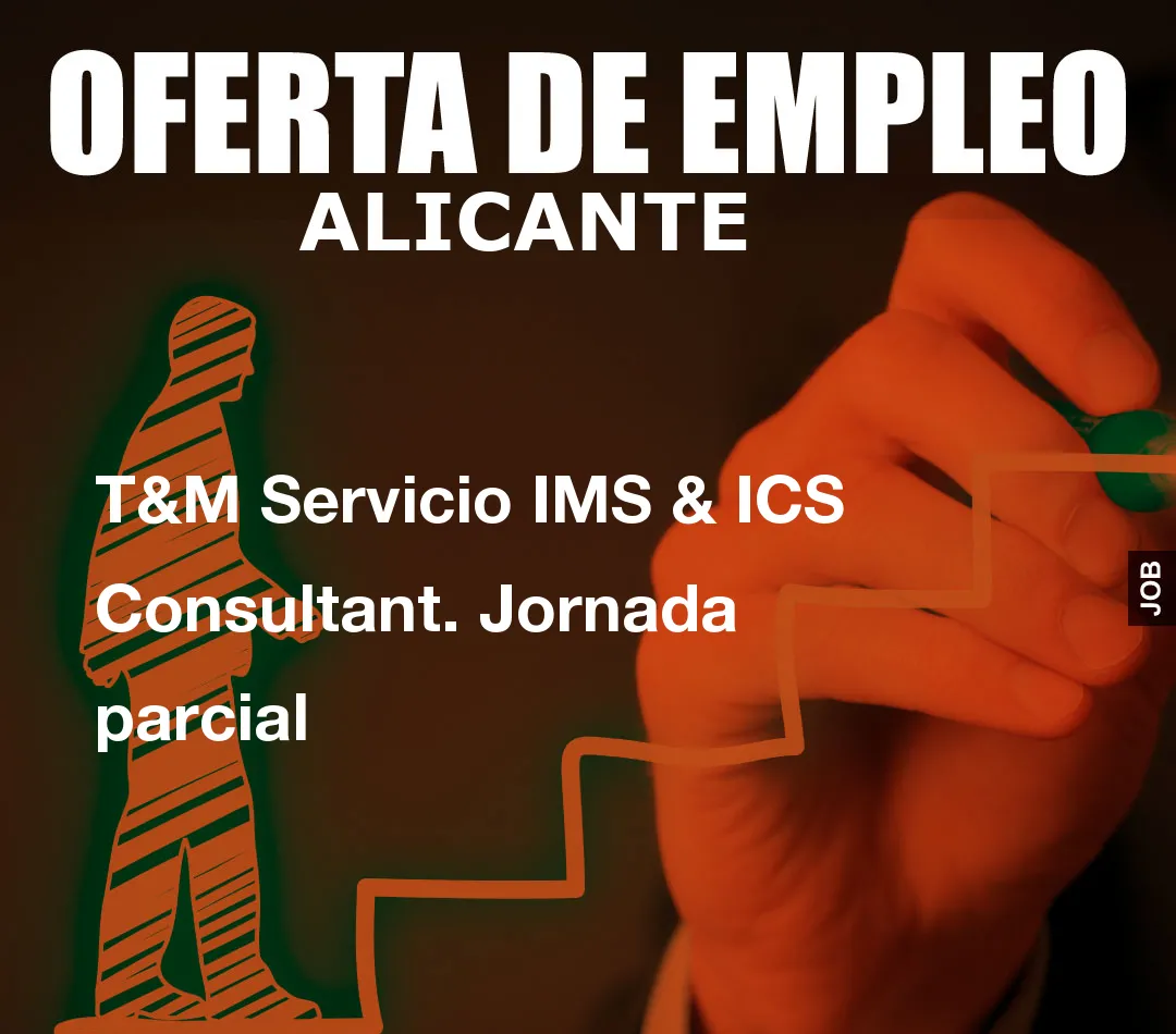 T&M Servicio IMS & ICS Consultant. Jornada parcial T&M Servicio IMS & ICS Consultant. Jornada parcial