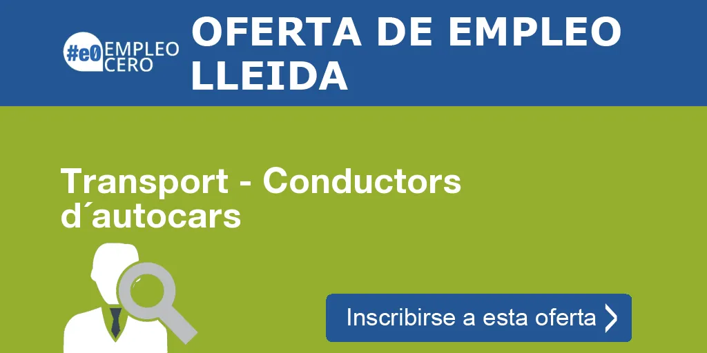 Transport - Conductors d´autocars Transport - Conductors d´autocars