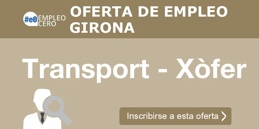Transport - Xòfer Transport - Xòfer