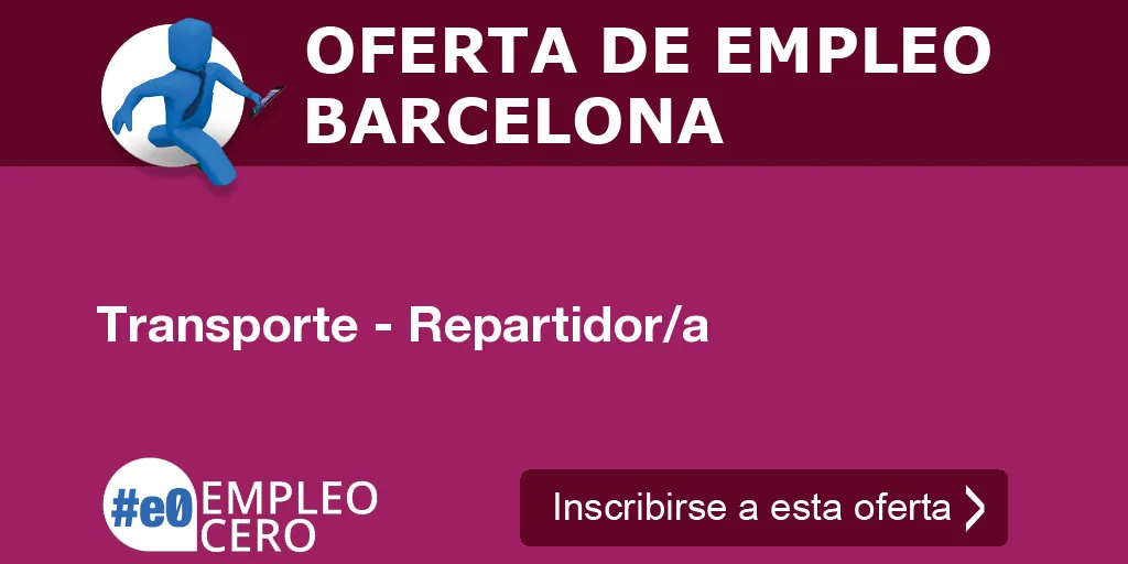 Transporte - Repartidor/a
