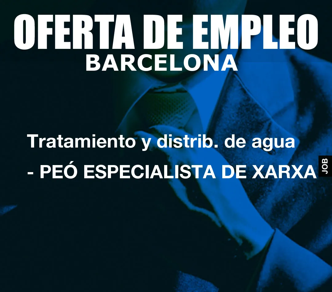 Tratamiento y distrib. de agua – PE