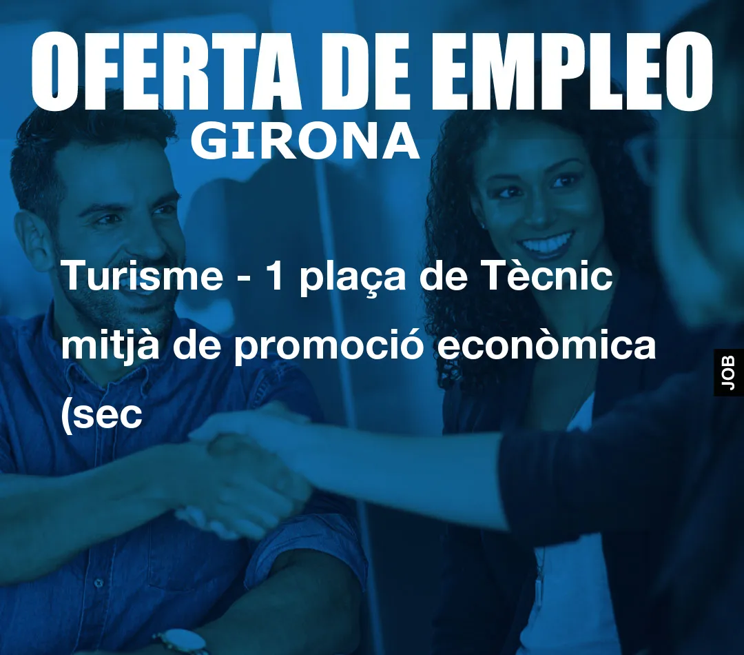 Turisme – 1 pla