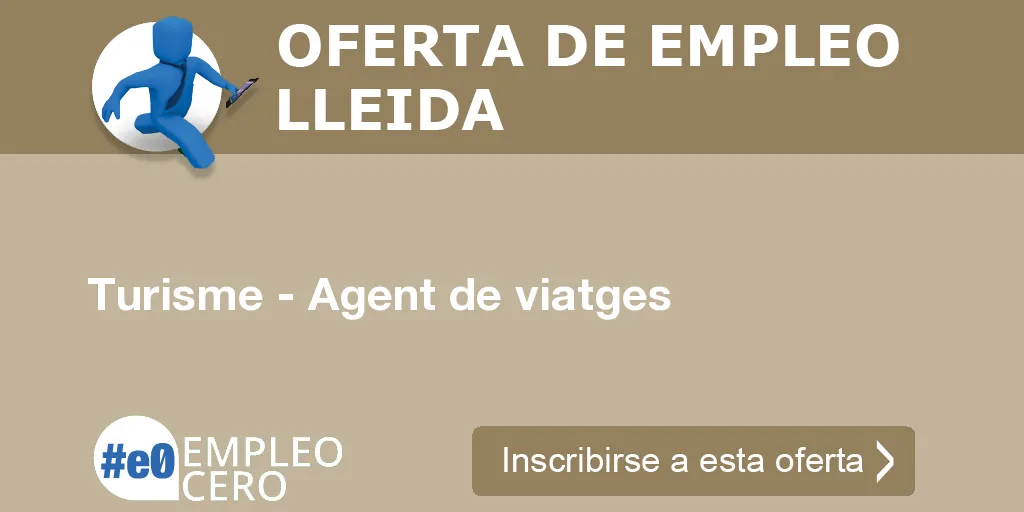Turisme - Agent de viatges Turisme - Agent de viatges