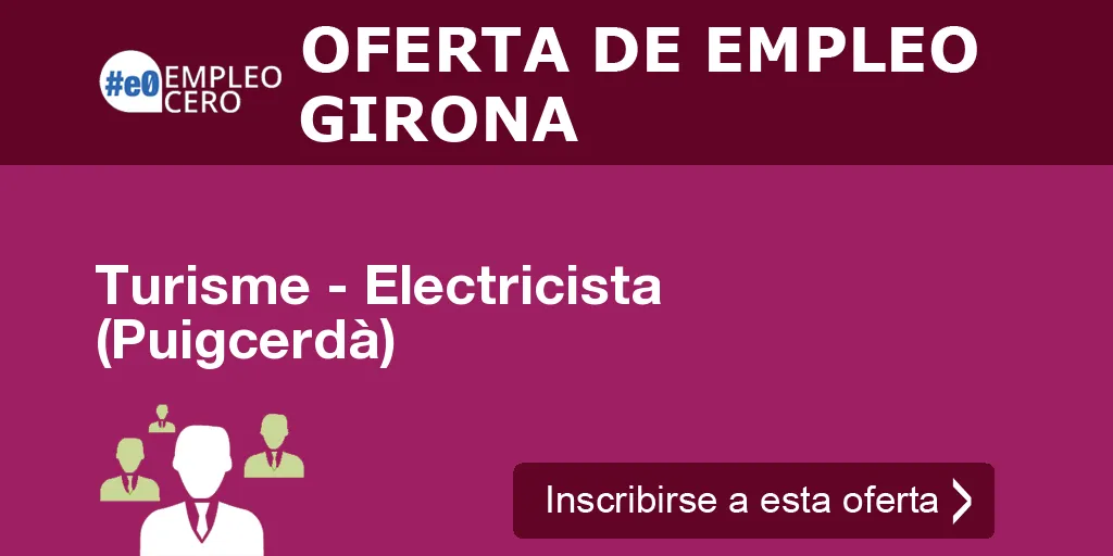 Turisme - Electricista (Puigcerdà) Turisme - Electricista (Puigcerdà)