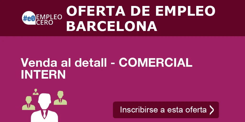 Venda al detall - COMERCIAL INTERN