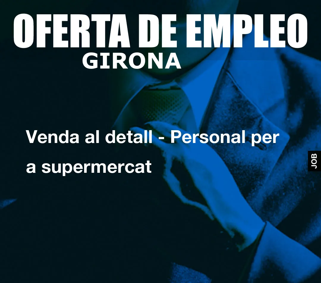 Venda al detall – Personal per a supermercat
