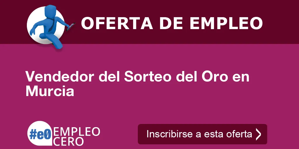 Vendedor del Sorteo del Oro en Murcia Vendedor del Sorteo del Oro en Murcia