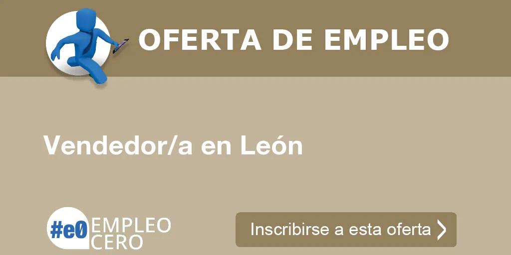 Vendedor/a en León