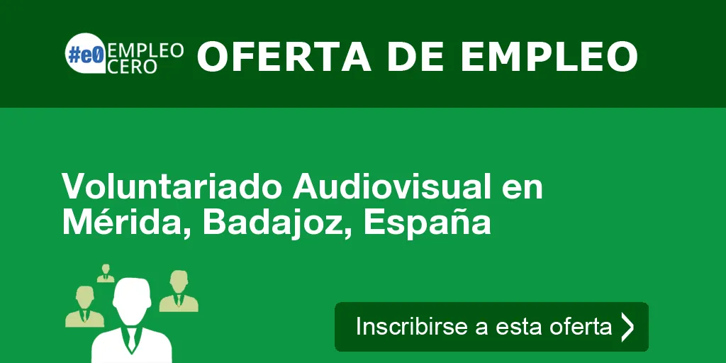 Voluntariado Audiovisual en Mérida, Badajoz, España Voluntariado Audiovisual en Mérida, Badajoz, España