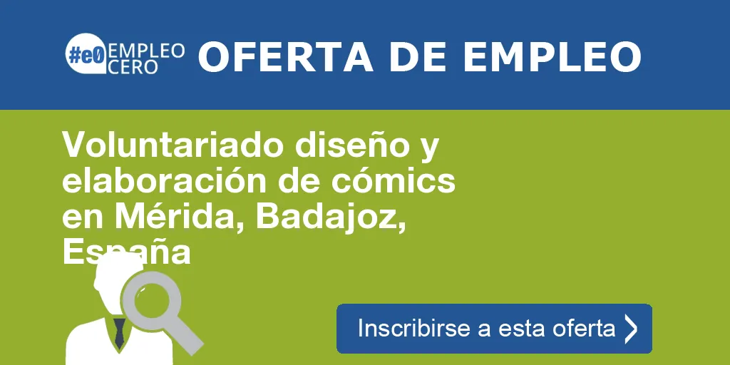 Voluntariado diseño y elaboración de cómics en Mérida, Badajoz, España Voluntariado diseño y elaboración de cómics en Mérida, Badajoz, España